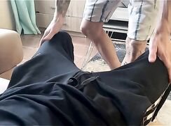 Twink gets creampie in mouth by a Tattoo Blond - AI Enhanced