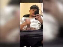 straight mexican teen jerks off