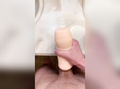 Vocal teen plays with his new fleshlight (compilation)