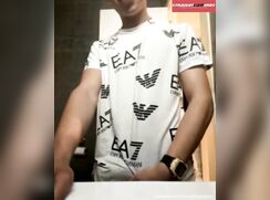 Latino Caught Squirting