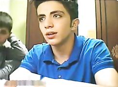 Sexy spanish teen boys smoke and cum together