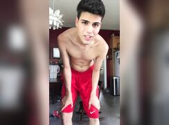 Latin red shorts twink boys porn