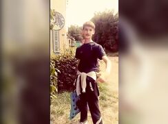 Russain scally lad dare cock out in public, why not