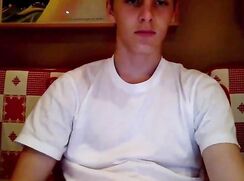 cute big cock blonde alone growing dick