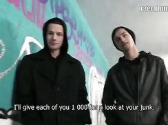 Two boys have sex for cash