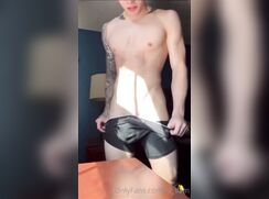 Fit Liam Undresses Gay Porn