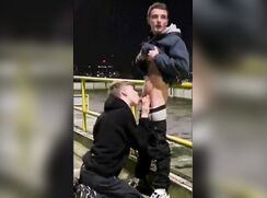 hot boy twinks suck and fuck outdoors