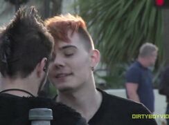 Rough twink and punk suck, rim, and snowball