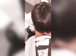 Asian Suck Boys Diary (6) In a department store restroom