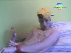 cute sexy big head dick blonde jacking off