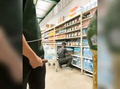 Walmart stocker jerks off at work