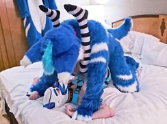 blue furry addicted to pup ass