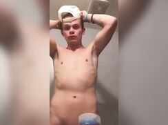 [ABX][HMV][013 of 500] Jerking in front of his mirror