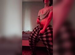 [ABX][HMV][015 of 500] Hot jerking in the bed rooms