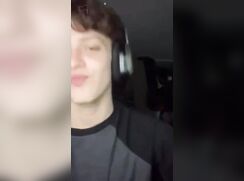 cute curly blonde jacking off his big cock TWINK PORN