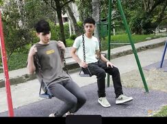 Playground Kissing sucking fucking boys porn