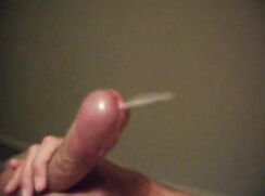 [OC][Old clips][B06] Huge cum shot (14 squirts), 1 finger