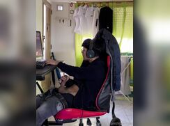 Uncut Latino twink jerk and cum