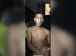 Sexy 19yo jerking on cam. NO AUDIO NO CUM