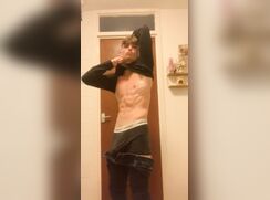 Jock Twink checking his body cam porn