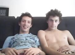 POLISH TEEN BOYS PLAY WITH DADDY ON CAM