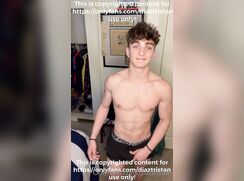 Tristan Plays With His Ass