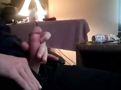 Talking straight friend into jerking off