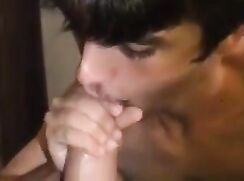 Brown Haired Twink Gives Big Daddy Some Head Porn Oral