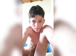 Latino on bed, so cute! cam boys porn