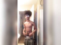 skinny black boy hung play porn