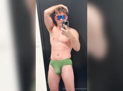 Sexy Ukrainian dude playing with bulge