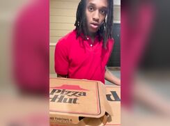 Delivery boy had to pay the price for eating a customer’s pizza!…