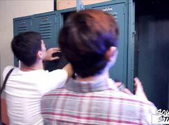 Couple locker room action guys porn