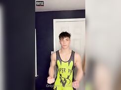 Boy in gym suit jock cam porn