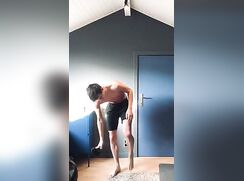 Fit Guy Strips Naked Solo Porn