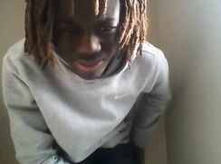18yo Black Lad Cums for Girl on Cam Porn Boys