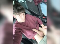 Horny Nolan car-cruising cam car twink porn