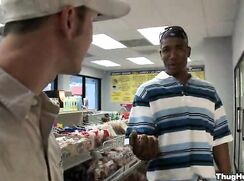 Doing His Black Ass In Public Store