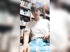 Korean with Glasses Jerk Off