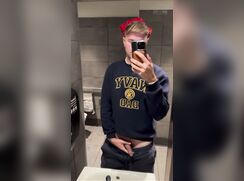 Tyler pees in the sink