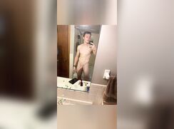 Super hot big dick Luke jerk off and sextape