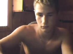 cute blonde with a beautiful cock baited off twink porn