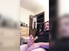 Gamer takes a spunky wank break