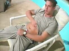 Chris by the pool gay porn tube