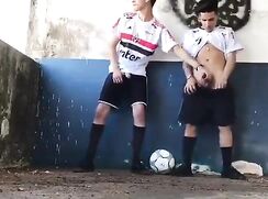 after the football boys couple porn play