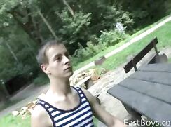 I like to give the boy a handjob boys porn