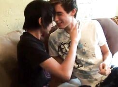 Beautiful Smooth Emo Boys get Hot then Suck & Bare Fuck to Hot Cums!