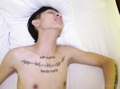 Adorable Asian Boy Takes It Raw