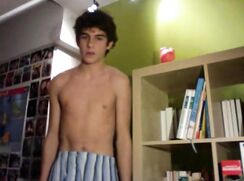 cute big cock striping college guy interrupted twink porn