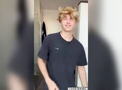 Dylan presents his cock twink porn